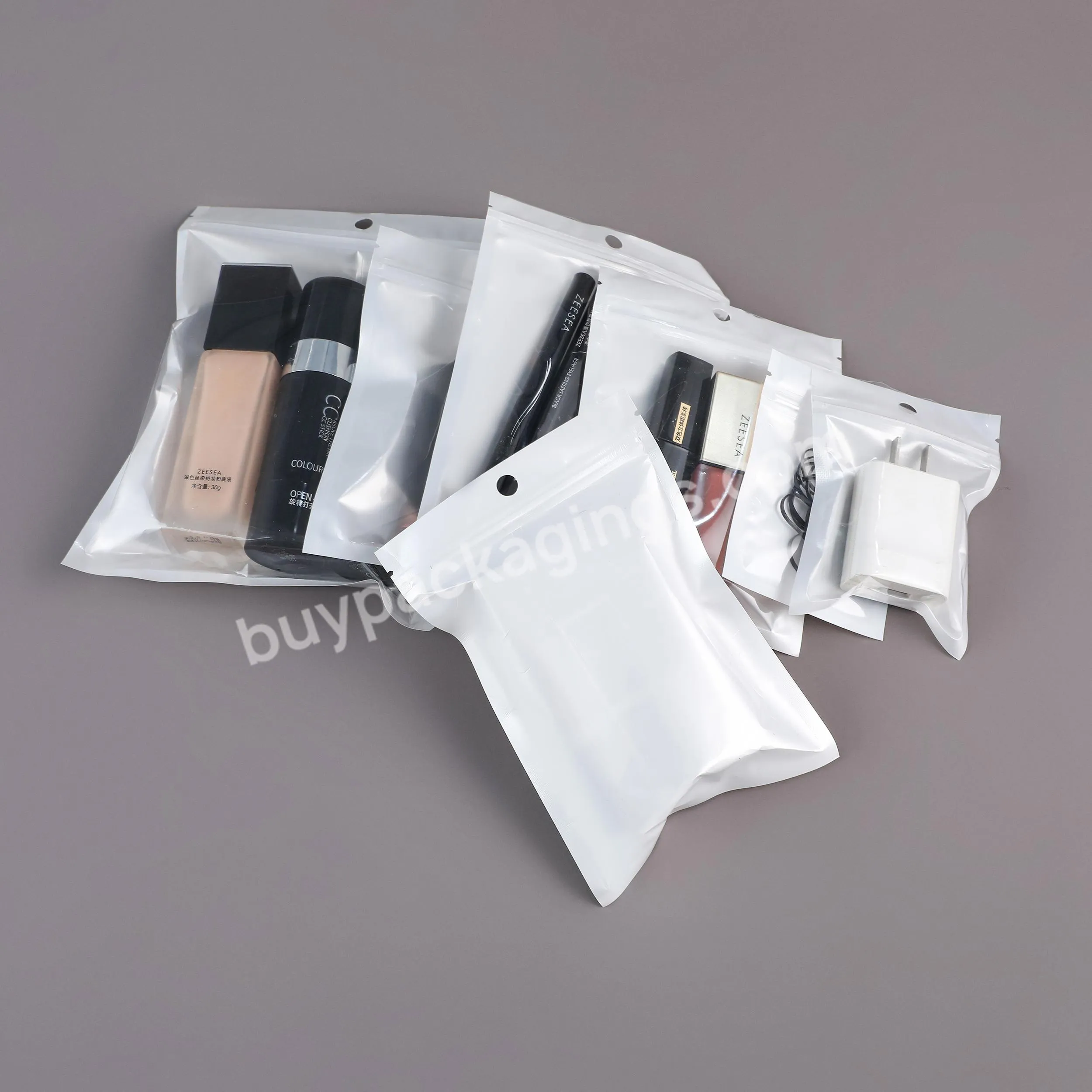 Custom Plastic Transparent Self-sealing Bag Pearlescent Film Packaging Bag Mobile Phone Case Accessories Data Cable Bag - Buy Mobile Phone Bags & Cases,Package Bag,Plastic Bags.