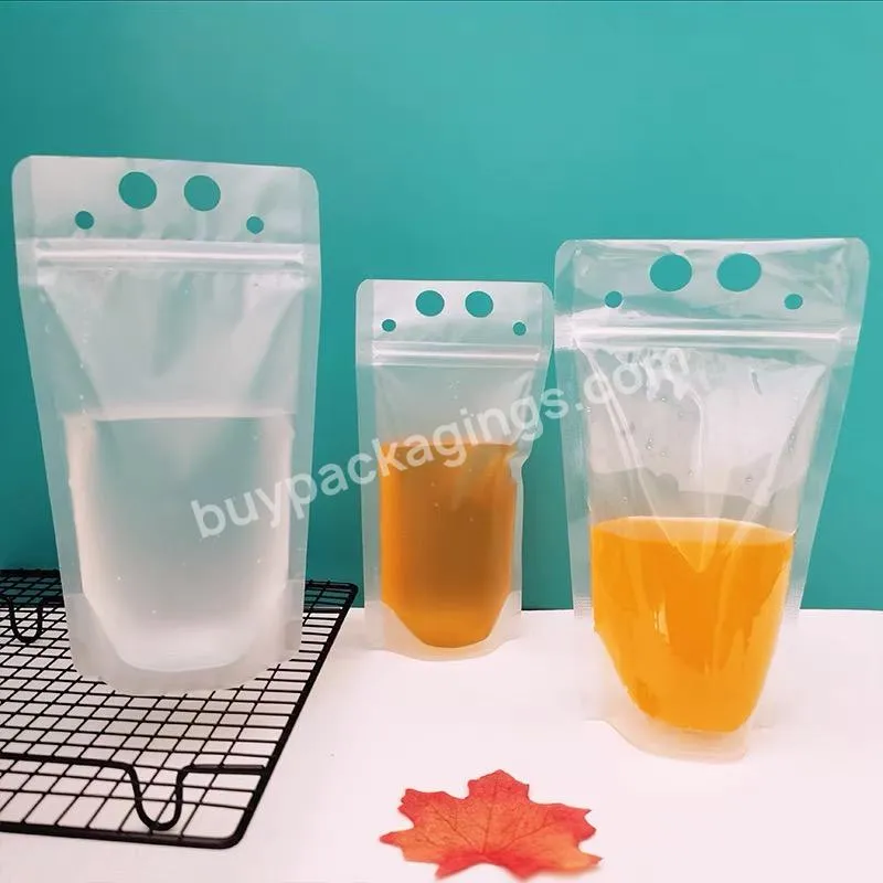 Custom Printed Clear Drink Packaging Reusable Baby Food Plastic Liquid Pouch Juice Pouch Bag Packaging - Buy Plastic Fruits Juice Bag Packaging,Drink Pouch With Straw,350ml 500ml Juice Pouch With Straw.