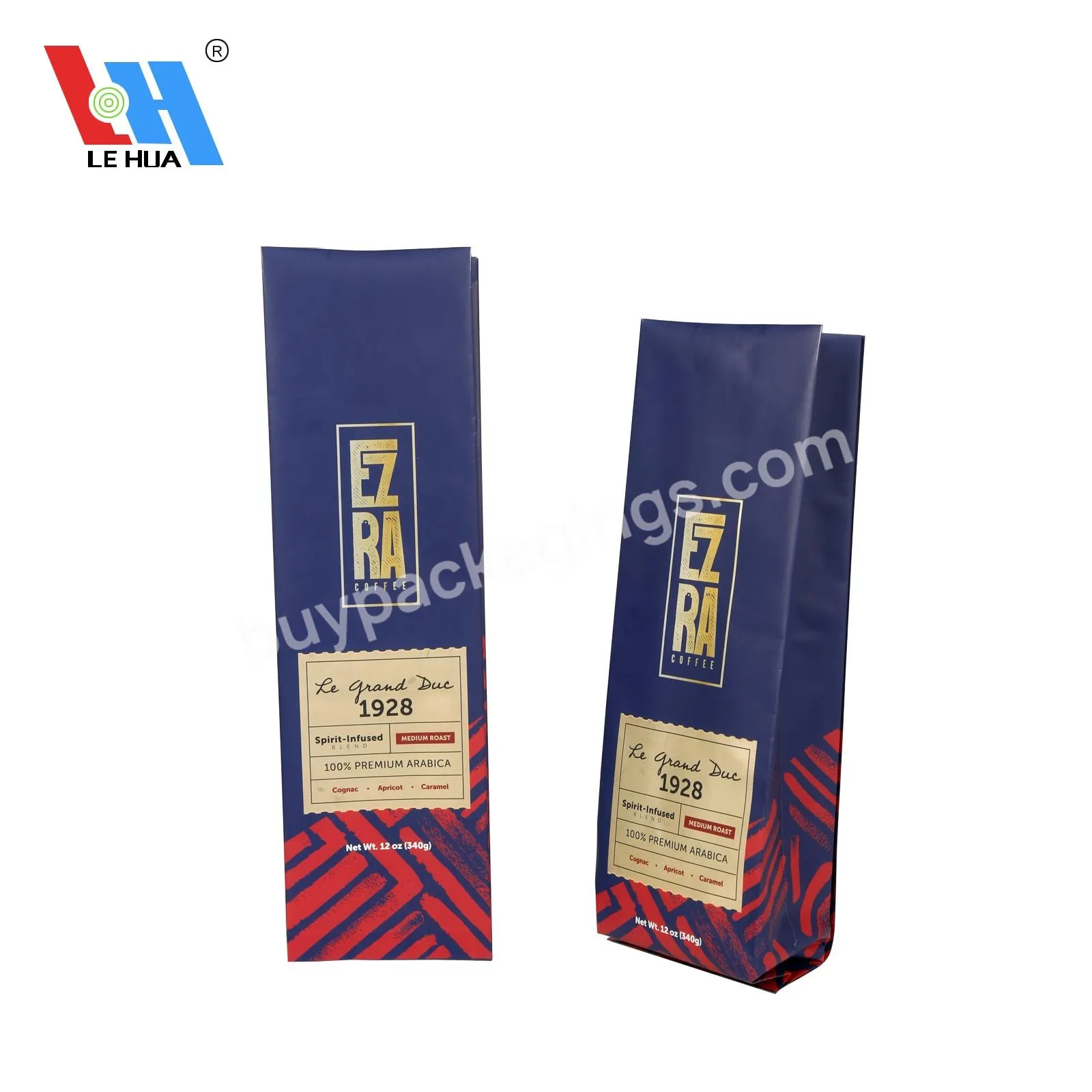 Custom Printed Empty Side Gusset Aluminum Foil Coffee Bean Packaging Bags With Valve And Zipper - Buy Coffee Packaging Bag,Coffee Bags With Valve,Coffee Bean Bag.
