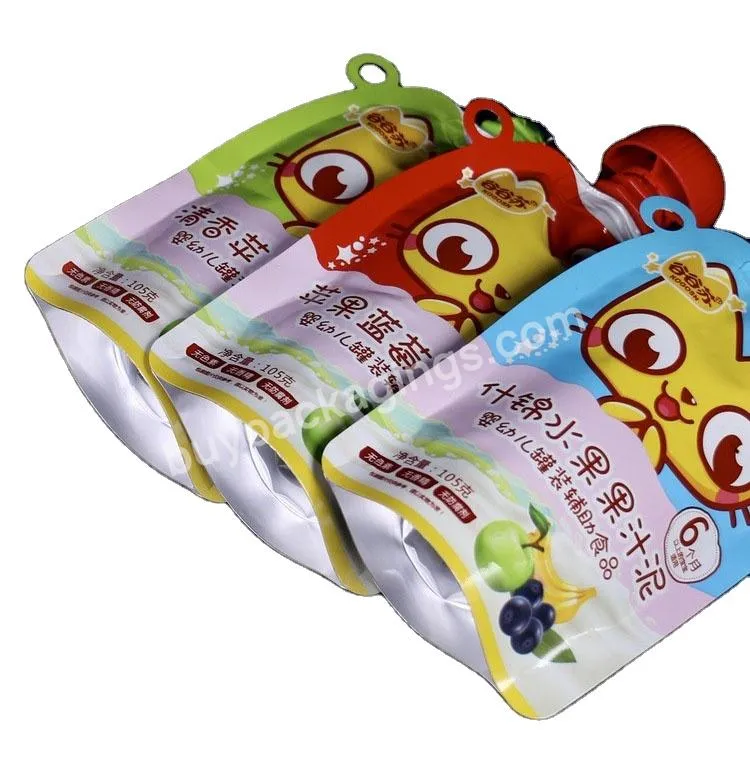 Custom Printed Food Grade Aluminum Foil Stand Up Spout Juice Pouch Bag Plastic Drinking Water Bag For Fruit Juice - Buy Liquid Drinking Spout Pouch,Liquid Doypack,Drink Bag Liquid Packaging.
