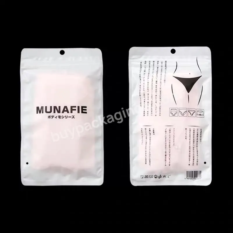 Custom Printed Underwear Clothing Packaging Bag Stand Up Pouch Resealable With Zipper - Buy Resealable Bags,Zipper Bag Clothing,Clothing Packaging.