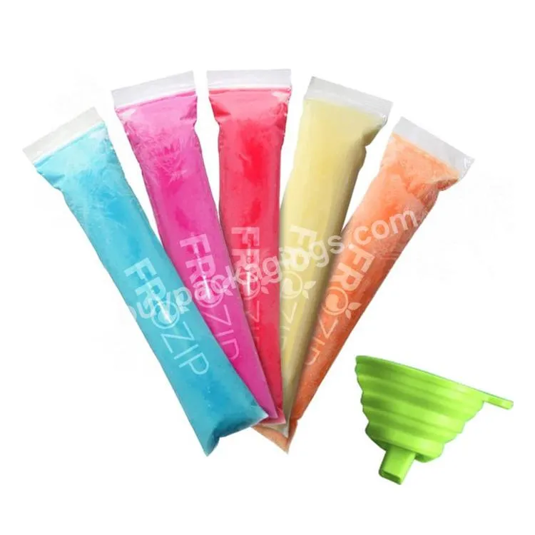 Custom Printed Wholesale Clear Disposable Ice Pop Ziplock Popsicle Packaging Bag Plastic Ice Lolly Bag - Buy Ziplock Popsicle Bags,Popsicle Bags Wholesale,Clear Popsicle Bags.