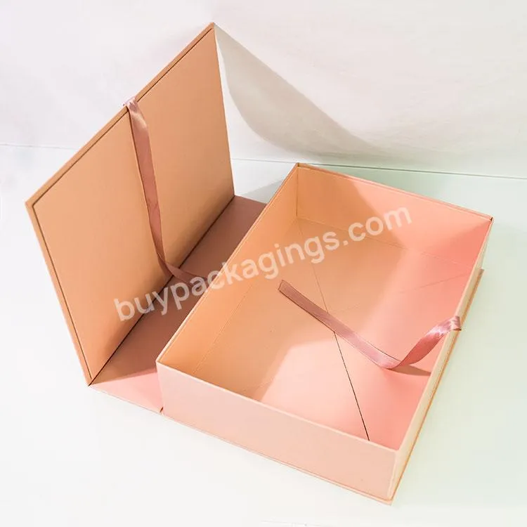 Custom Printing Adhesive Tape Magnetic Folding Pink Mothers Day Cardboard Paper Gift Box With Ribbon - Buy Magnetic Folding Pink Mothers Day Cardboard Paper Gift Box With Ribbon,Custom Printing Adhesive Tape Magnetic Folding Pink Mothers Day Gift Box