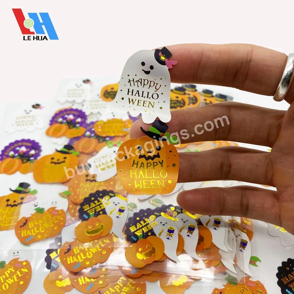 Custom Printing Halloween Style High Quality Different Sheets Halloween Stickers For Kids Bulk Scrapbooking Stickers