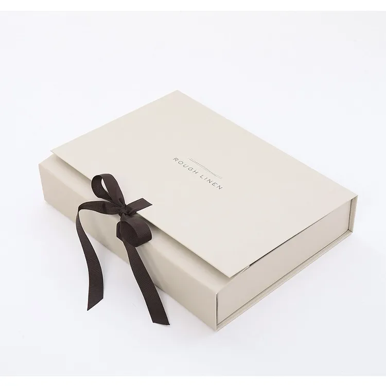 Custom solid gift card packaging boxes with magnetic lid envelope gift box