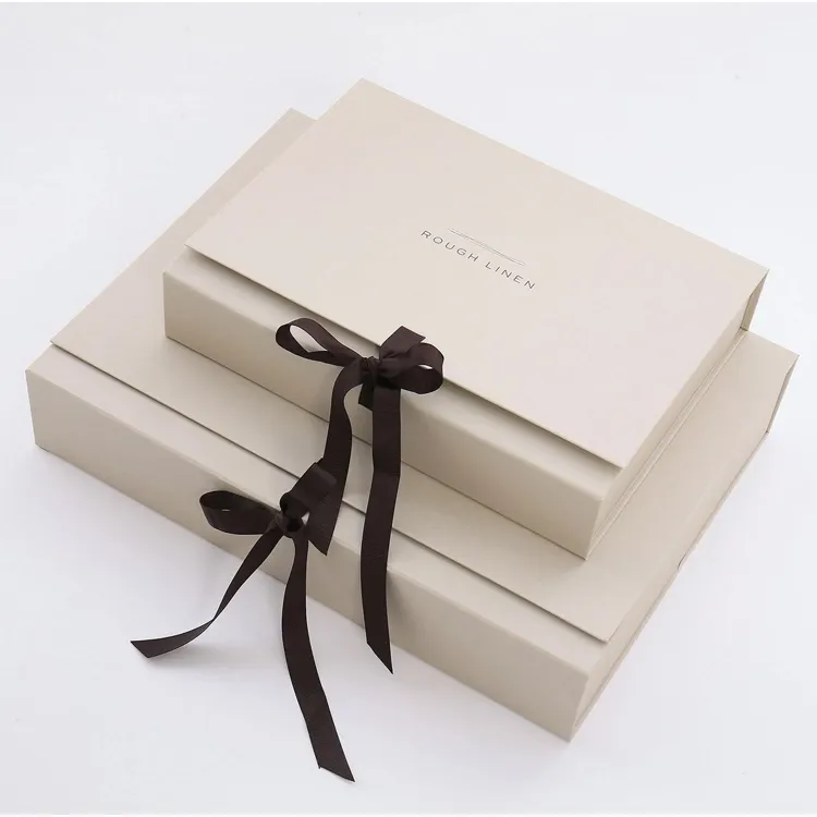 Custom solid gift card packaging boxes with magnetic lid envelope gift box
