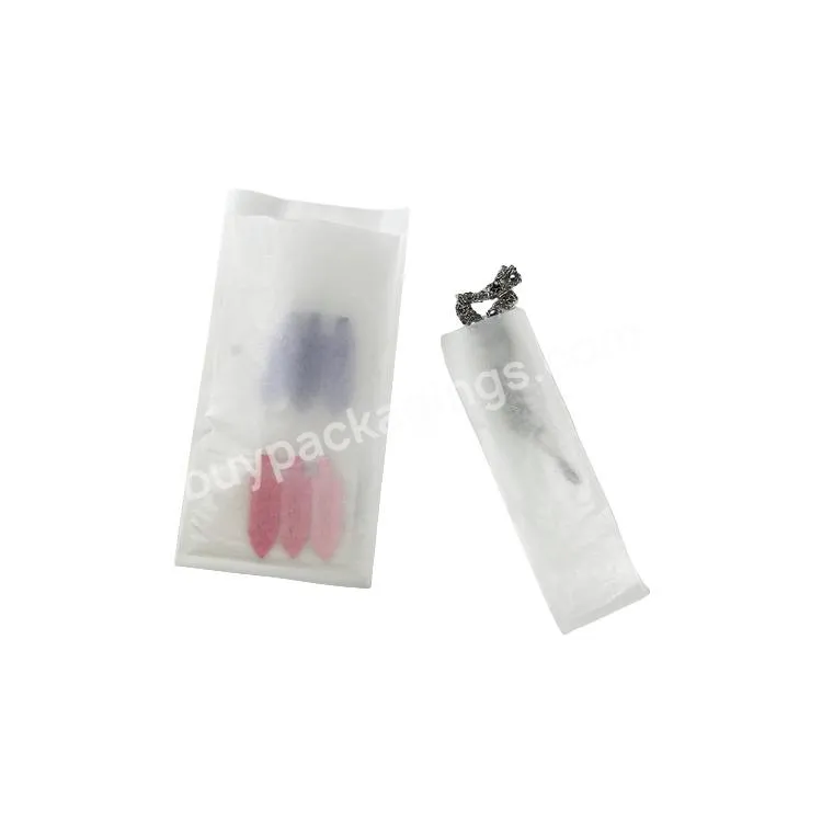 Custom Translucent Glassine Paper Jewelry Earring Packaging Pouch Bags With Logo - Buy Custom Jewelry Pouch,Pouch Packaging Jewelry,Jewelry Packaging Pouch Bags.