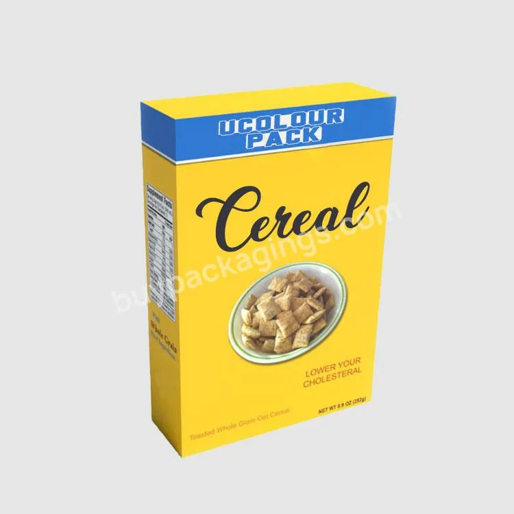 Custom Wholesale Printed Cereal Boxes Cardboard Boxes - Buy Custom Printed Boxes Wholesale,Custom Printed Cardboard Boxes,Custom Printed Cereal Boxes.