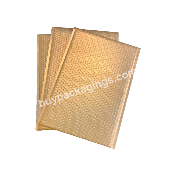 Custom Yellow Ecofriendly Shipping Envelopes High Quality Padded Bubble 4x8 6x9 10x15 Package Bag Kraft Bubble Mailer - Buy Rose Gold Bubble Mailers,Metallic Bubble Mailers,Custom Bubble Poly Mailer.