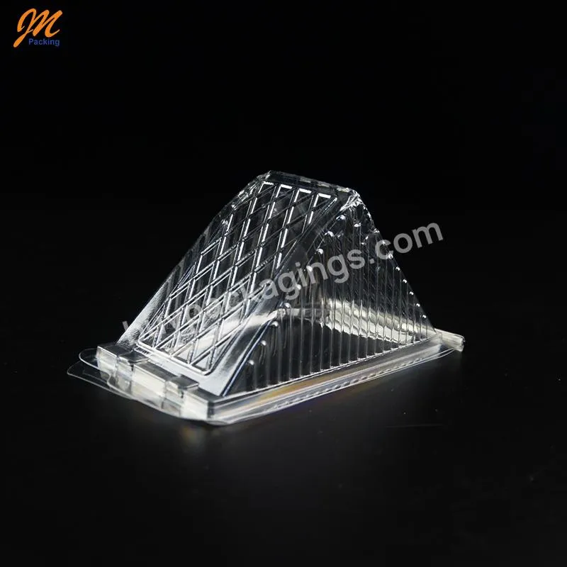 Customizable Biodegradable Clear Plastic Food Disposable Container For Sandwich Triangular Package Tray - Buy Sandwich Triangular Package,Clear Plastic Food Disposable Container,Sandwich Tray.