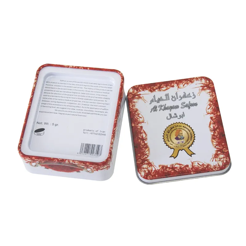 Customizable factory screw top jerry gift tea face scream cookie tin box