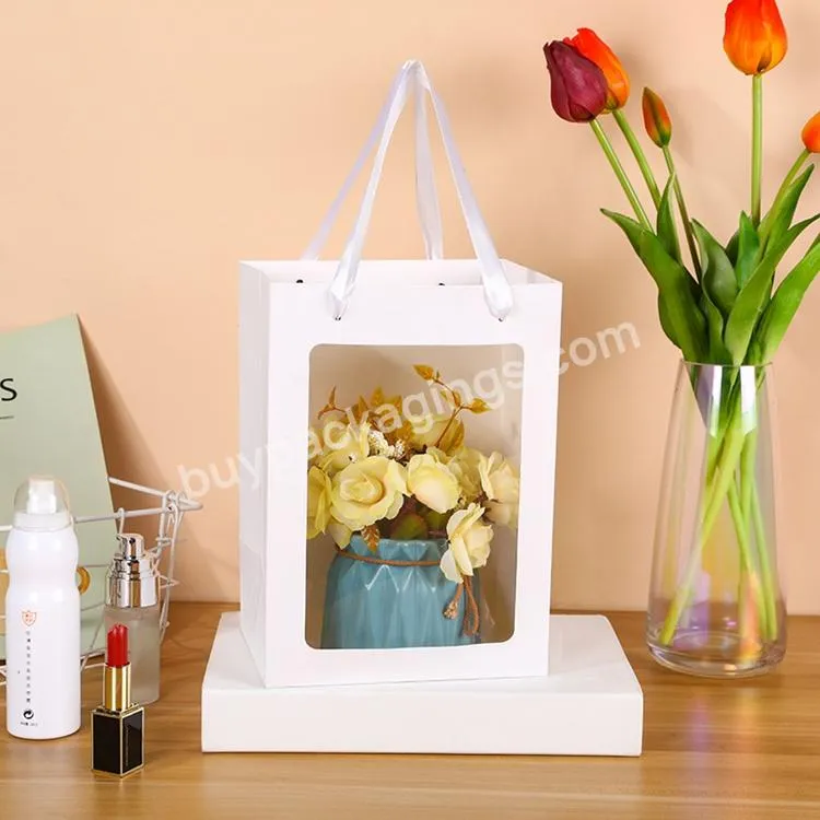 Customizable Promotional Transparent Valentines Day Gift Bags For Gifts