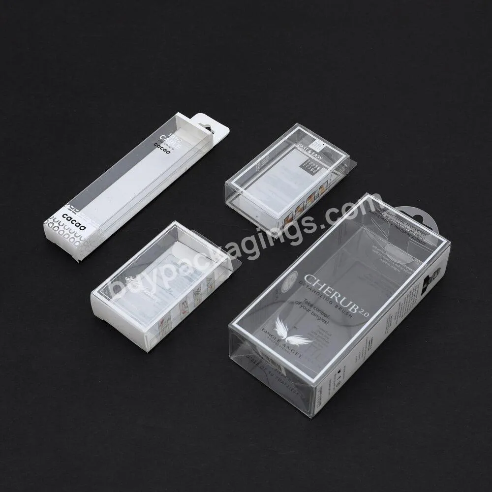 customize clear transparent folding shipping packaging gift PP plastic box