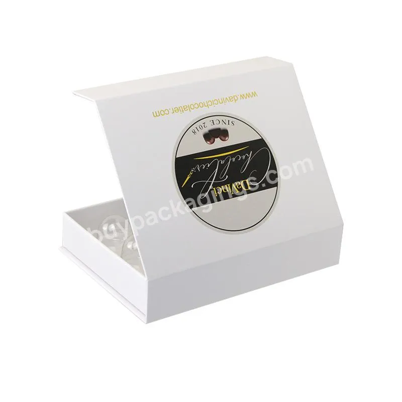 Customize Luxury Magnetic Closure Valentines Sweet Candy Dates Gift Chocolate Packaging Boxes - Buy Collapsible Packaging Box,Magnetic Gift Folding Box,Clothes Folding Gift Box.