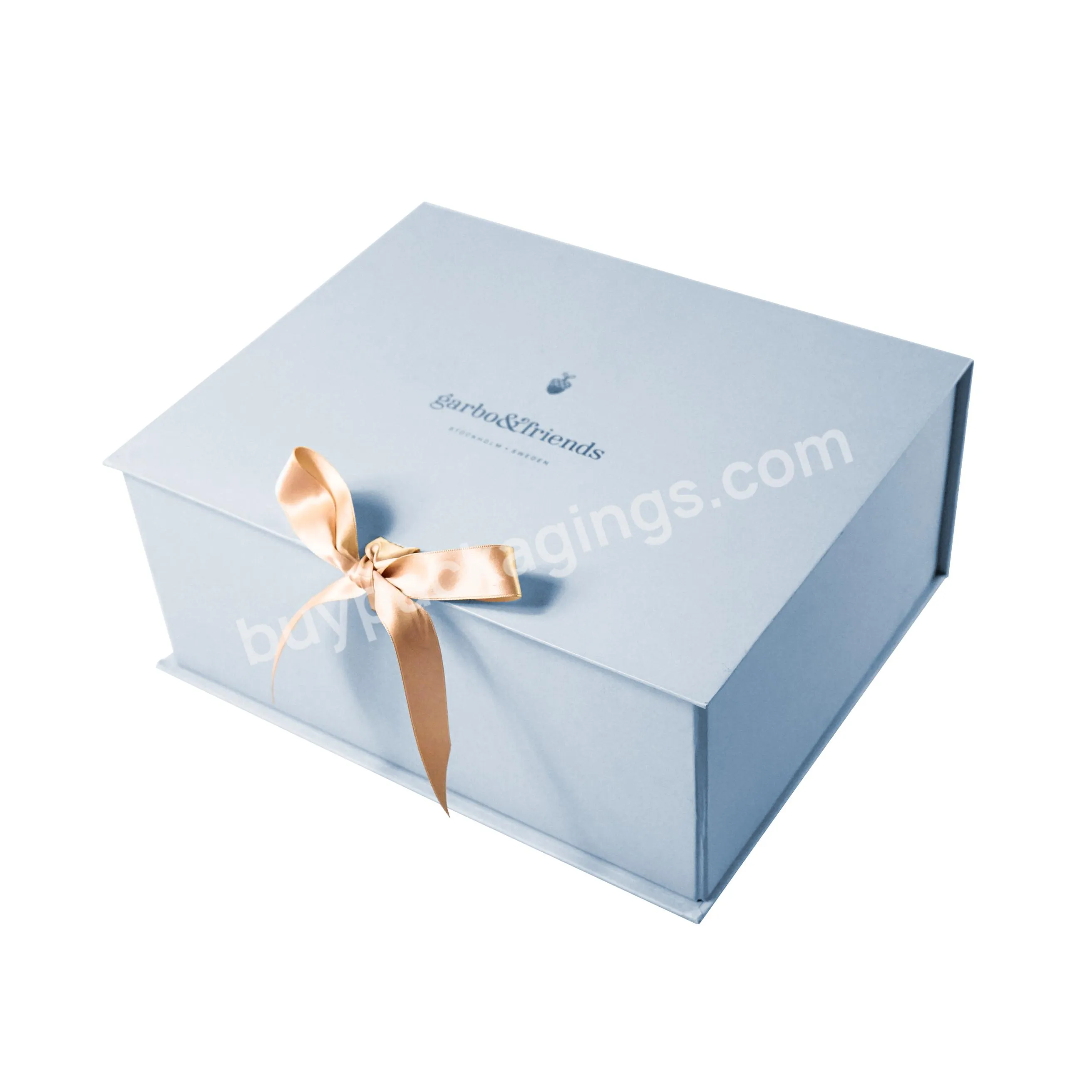 Customized Cardboard Foldable Magnetic Gift Box Cardboard Paper Wedding Gift Box Packaging With Ribbon - Buy Cardboard Paper Wedding Gift Box Packaging With Ribbon,Clothing Box Packaging With Logo,Baby Clothes Gift Box Set.
