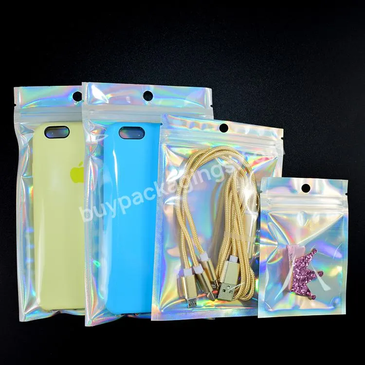 Customized Cheap Laser Film Packaging Bags Resealable Holographic Foil Package Pouch Mylar Bag Heat Seal Foil Candy Bag - Buy Laser Bag,Package Bag,Plastic Bag.