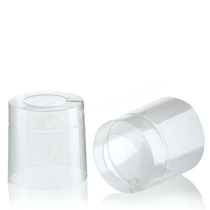 Customized Clear Heat Shrinkable Capsule Wine Capsule Without Top Champagne Capsule Container Shrink Wrap Wine Bottle Cap - Buy Pvc Heat Shrink Capsule Cap Vodka Bottle Shrink Capsules,Clear Pvc Plastic Shrink Capsule Wrap Bands With Tear Tape,Heat S