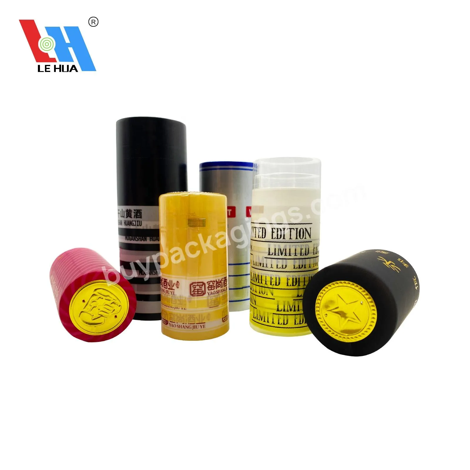 Customized Frosted Matt Black Heat Shrink Champagne Capsule Container Shrink Wrap Wine Bottle Tops For Wine Pvc Shrink Capsule - Buy Pvc Heat Shrink Capsules For Juice Wine Bottle,Clear Pvc Plastic Shrink Wrap Bands With Tear Tape,Heat Shrink Capsule