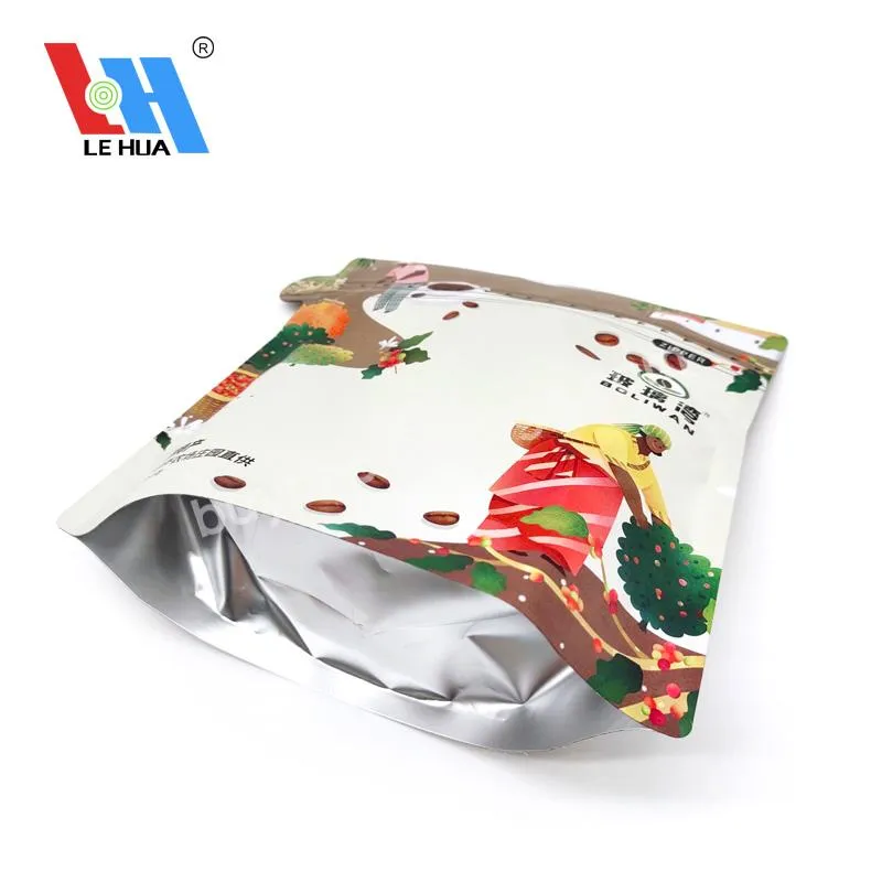 Customized High Quality Diamond Shape Aluminum Foil Coffee Bag Packaging Stand Up Bag With Zipper - Buy Diamond Shape Aluminum Foil Coffee Bag,Coffee Bag Packaging Bags,Packaging Bag Stand Up Bag Coffee Bag.