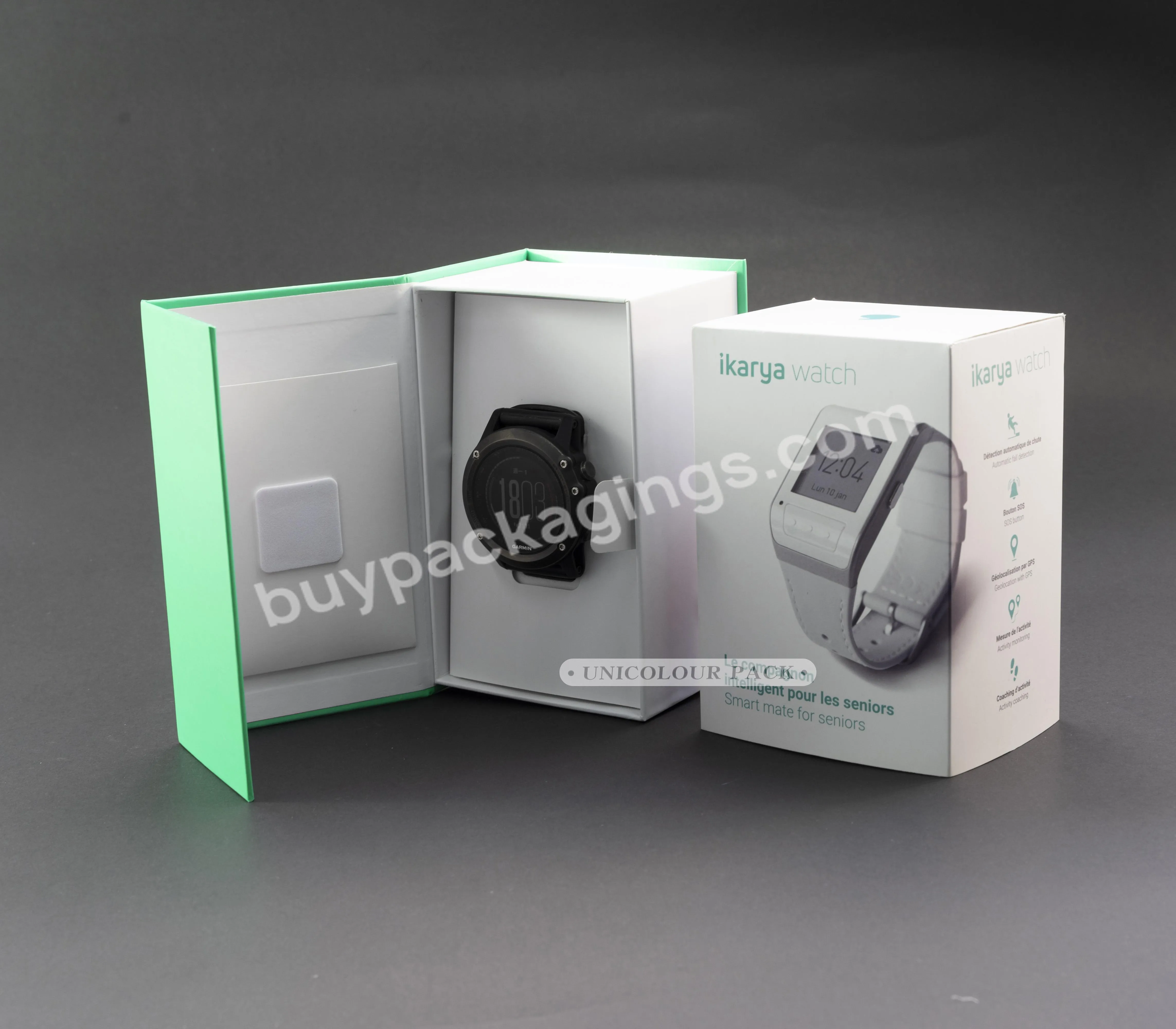 Customized Logo Cardboard Watch Case Wholesale Paper Display Gift Package Watch Box With Sleeve - Buy Paper Cardboard Watch Box,Smart Watches Gift Box,Square Watch Gift Box.