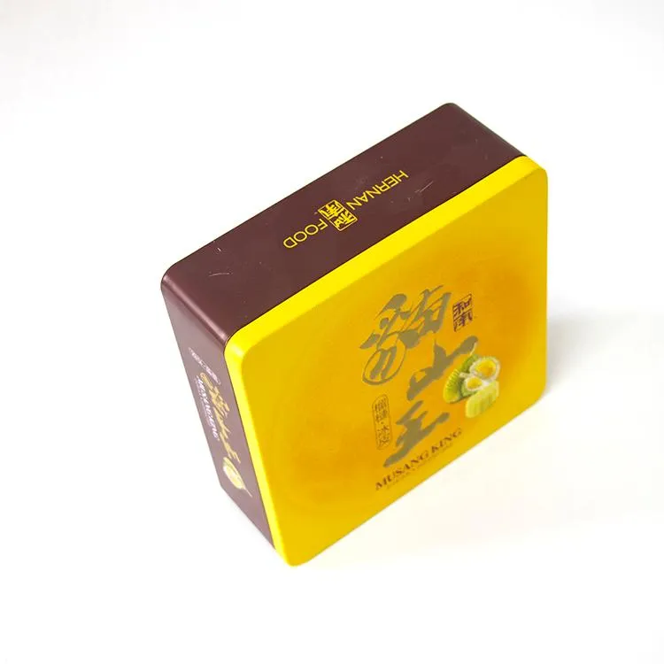 Customized Lunch Gas Cookie Tea Jerry Sliding Mooncake Container Hot Sale Tin Box