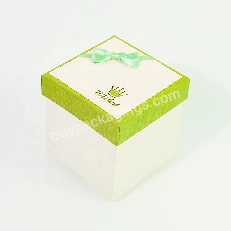 Customized Making Rigid Cardboard Skincare Lid And Base Small Gift Box Packaging With Ribbon Decoration - Buy Custom Small Gift Boxes,Skincare Gift Box Packaging,Gift Box Packaging With Ribbon.