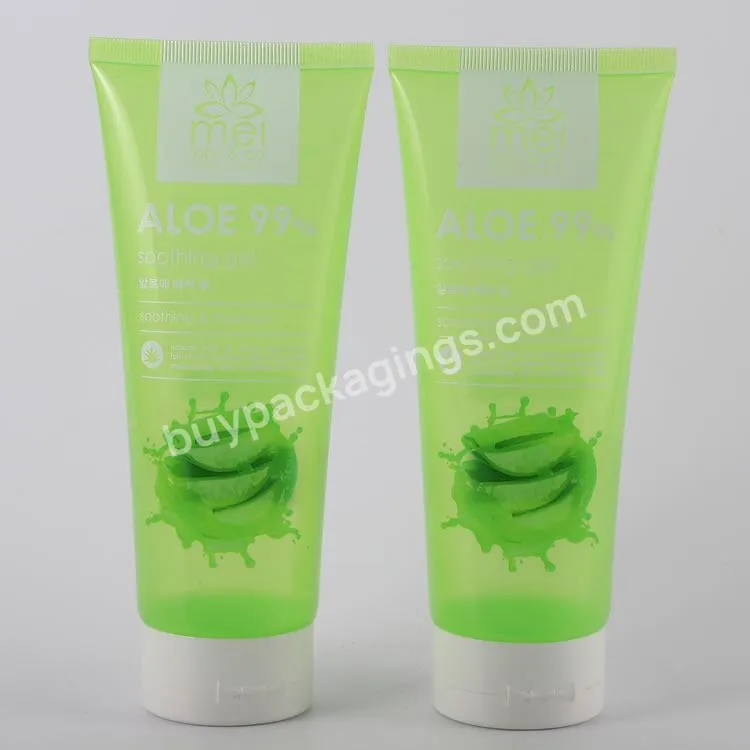 Customized Pe Tube Lotion Massage Aloe Cleanser Empty Packaging Container Cosmetics Extrusion Laminated Plastic Tube - Buy Plastic Dessert Tube,Metal Squeeze Tubes Pack,Key Tube Squeeze.