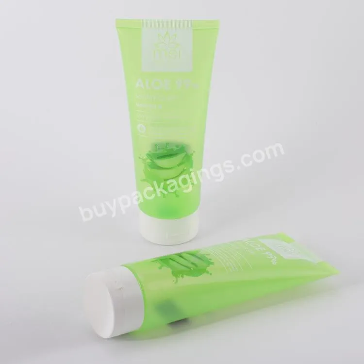 Customized Pe Tube Lotion Massage Aloe Cleanser Empty Packaging Container Cosmetics Extrusion Laminated Plastic Tube - Buy Plastic Dessert Tube,Metal Squeeze Tubes Pack,Key Tube Squeeze.