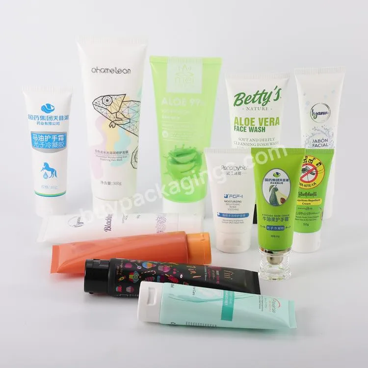 Customized Pe Tube Lotion Massage Bb Skin Care Sunscreen Empty Packaging Container Cosmetics Squeeze Laminated Plastic Tube - Buy Plastic Dessert Tube,Metal Squeeze Tubes Pack,Key Tube Squeeze.