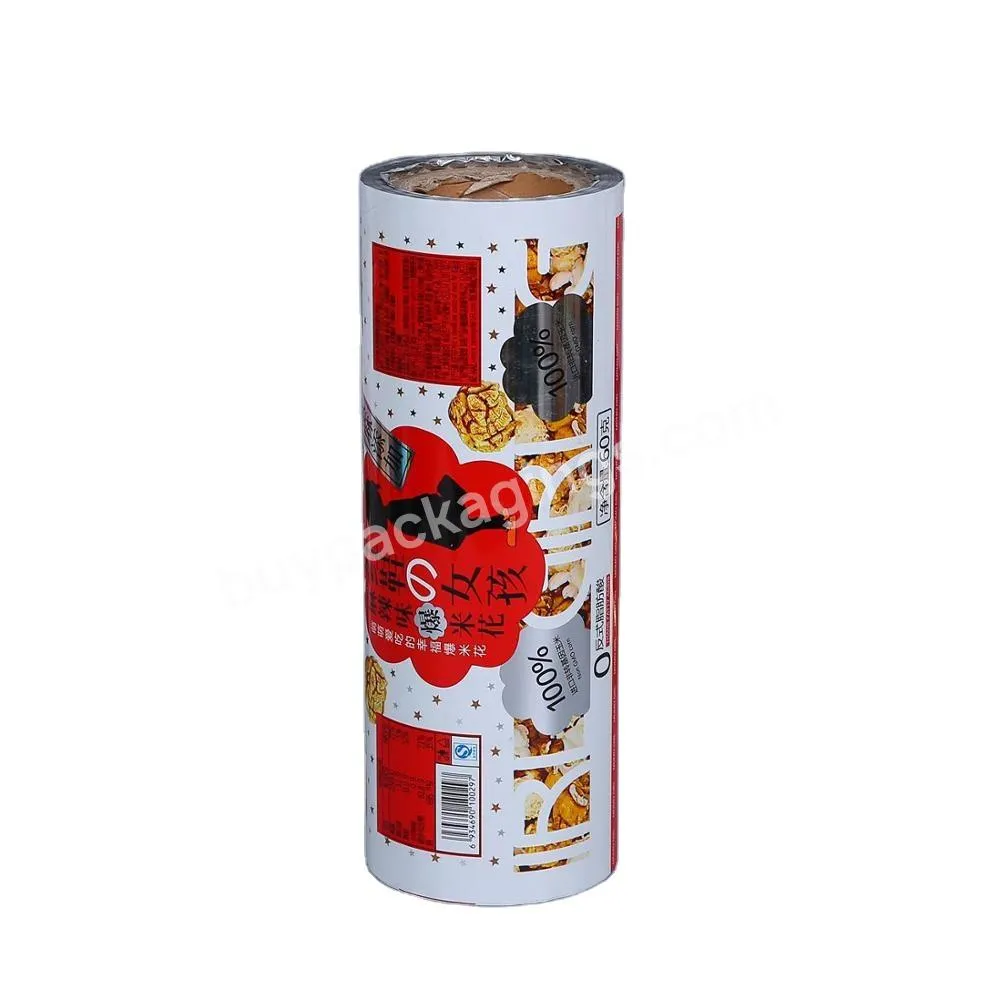 Customized Printed Plastic/aluminum Foil Laminated Roll Film For Food Packaging - Buy Food Packaging Laminated Roll Film,Customized Printed Plastic Foil Film,Aluminum Foil Film For Food Packaging.