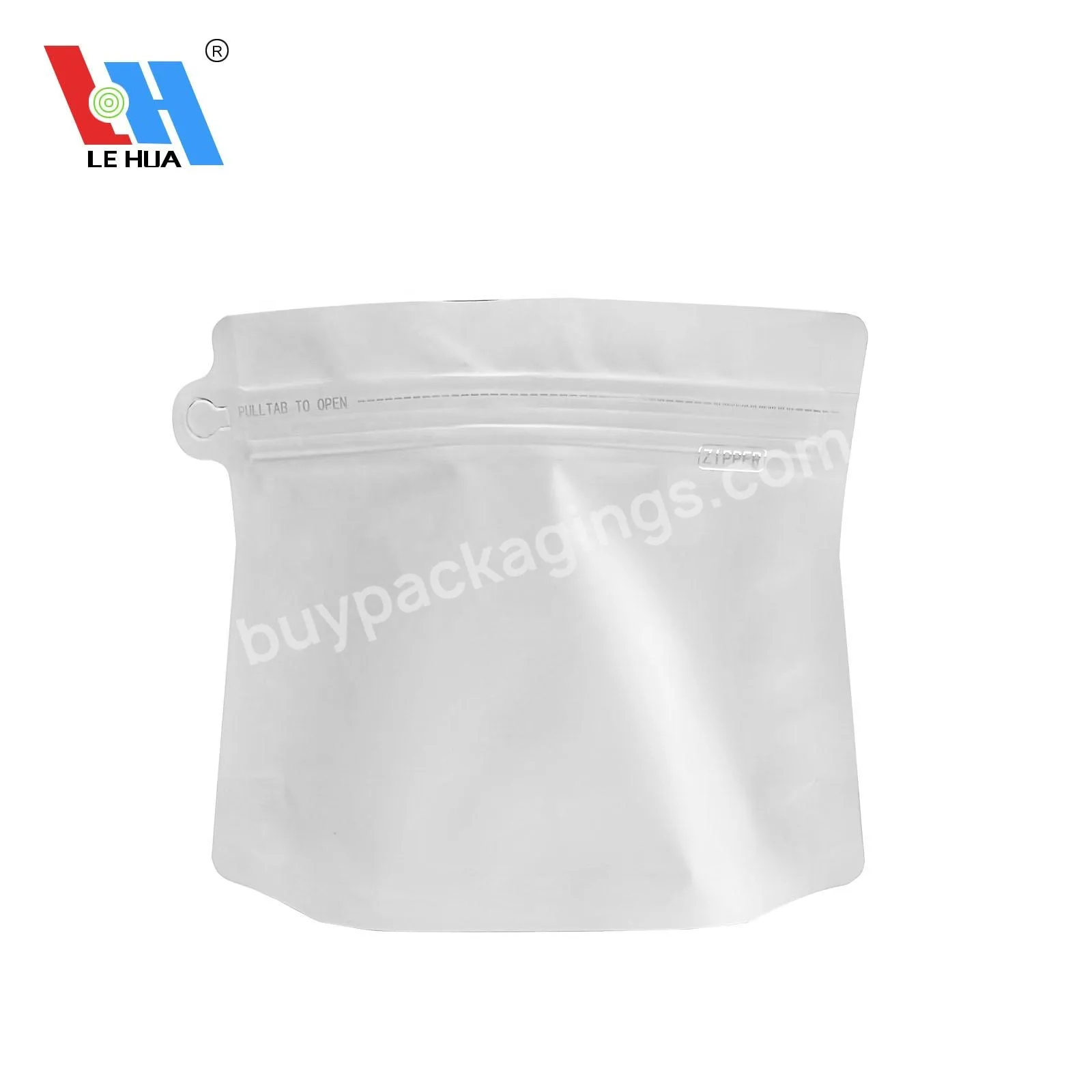 Customized Printed Stand Up Pouch Aluminum Foil White Coffee Bags With Zipper For Coffee - Buy Aluminum Foil Coffee Bag,Recyclable Bags,Stand Up Coffee Pouch.