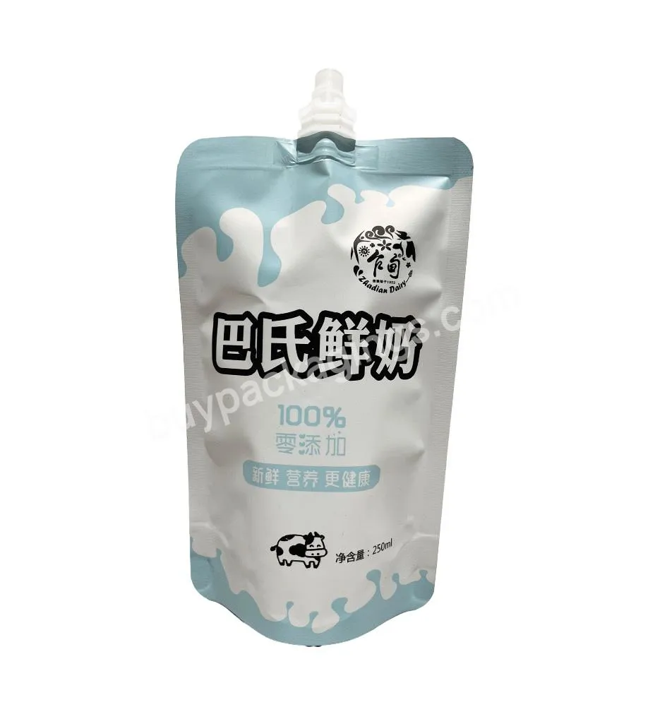 Customized Printing Surface Handling Juice Pouch Bag Spout Pouch Bag Doypack Manufacturer Factory For Drinking Spout Pouch - Buy Doypack With Spout,High Quality Aluminum Foil Spout Pouch,Liquid Stand Up Pouch With Spout.