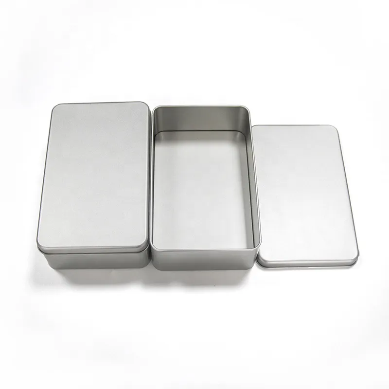 Customized square round food grade biscuit cookies metal cans candy tin box
