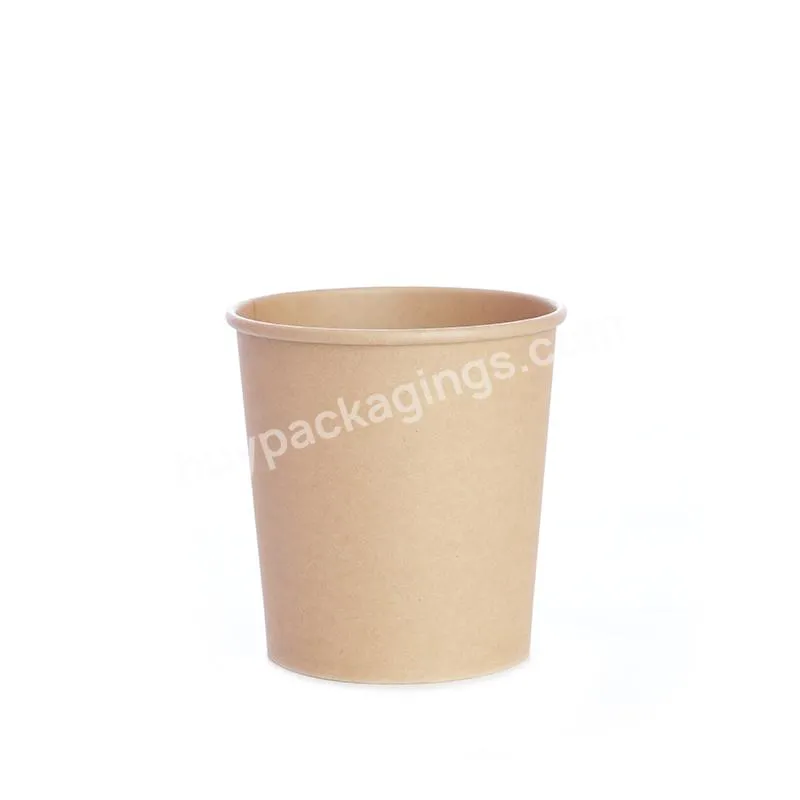 Disposable Biodegradable 20oz 24oz 32oz Take Away Food Kraft Paper Soup Bowl Cup Container With Pp Paper Lid For Soup - Buy Disposable Biodegradable 20oz 24oz 32oz Take Away Food Kraft Paper Soup Bowl Cup Container With Pp Paper Lid For Soup,Eco-frie