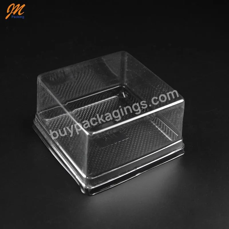 Disposable Black Plastic Trays For Cakes/small Cake Box/mooncake Box - Buy Small Cake Box,Mooncake Box,Plastic Trays For Cakes.