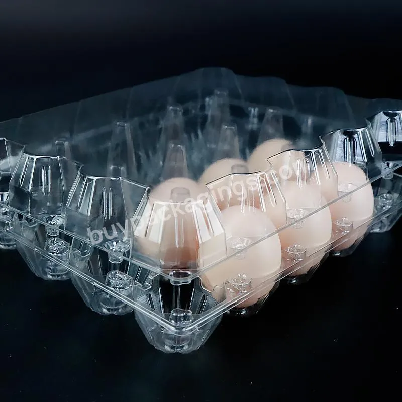Disposable Pet Transparent Packaging Carton Box Plastic Egg Tray With 20 Holes - Buy Egg Carton,Egg Box,Egg Tray.