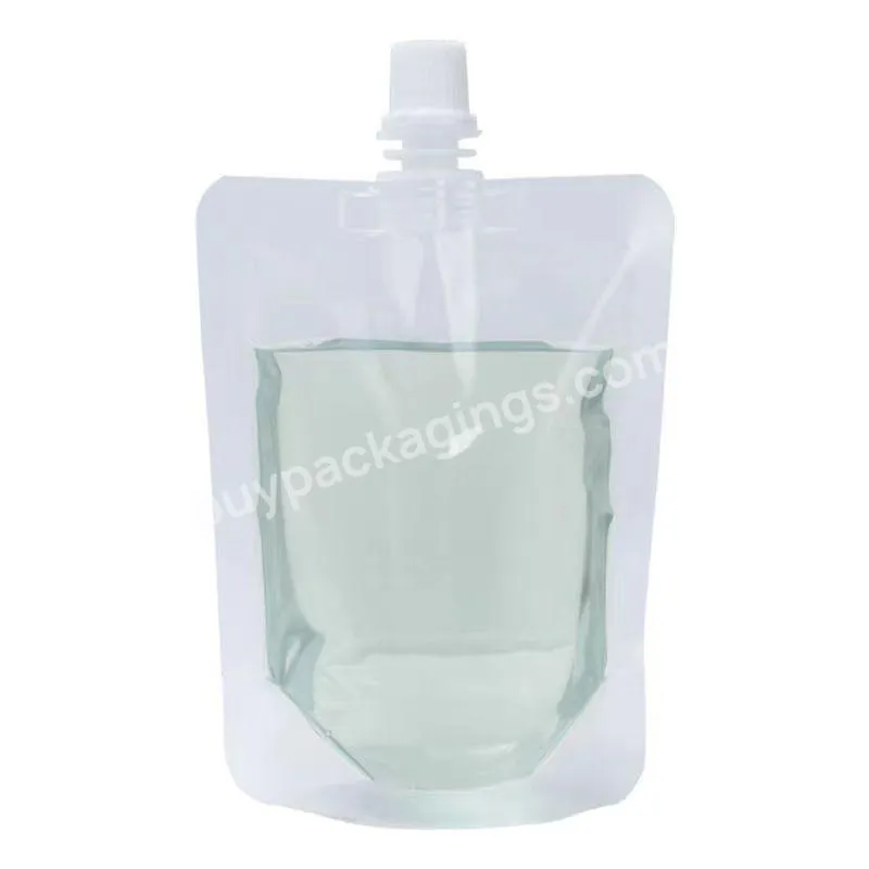 Drink Pouch With Spout Packaging Beverage Bag With Plastic Packaging Baby Food Spout Pouch - Buy Plastic Squeeze Pouches,Transparent Spout Pouches Drink Bags,Plastic Pouches Drink Bags.