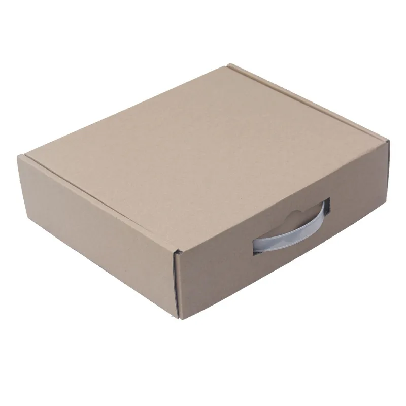 Durable fruit corrugated cardboard suitcase box with handle
