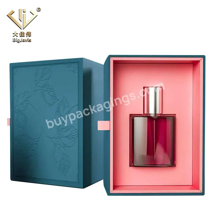 Eco Friendly Custom Logo Cardboard Jewelry Cosmetic Perfume Sliding Drawer Gift Cosmetics Packaging Paper Box