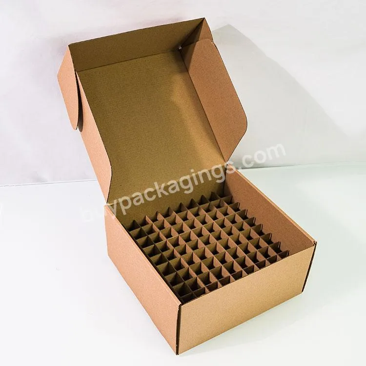 Eco-friendly Custom Mailer Box With Segments Folding Cardboard Boxes 100 Bottles Cell Boxes Dividers - Buy Cell Boxes,Eco Friendly Custom Mailer Box With Segments,Cardboard Bottle Boxes.
