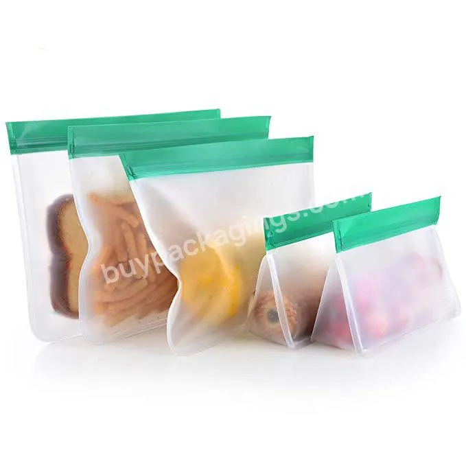 Eco Plastic Translucent Frosted Peva Food Storage Zipper Bags For Food - Buy Zipper Bags Food Storage,Plastic Food Storage Bags,Translucent Frosted Peva Food Storage Bag.
