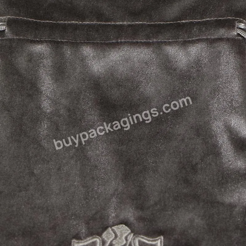 Embroidery Drawstring Velvet Wine Bottle Bag With Tassel Custom Logo Wholesale - Buy Drawstring Velvet Bag,Velvet Bag Custom,Velvet Bag Wholesale.