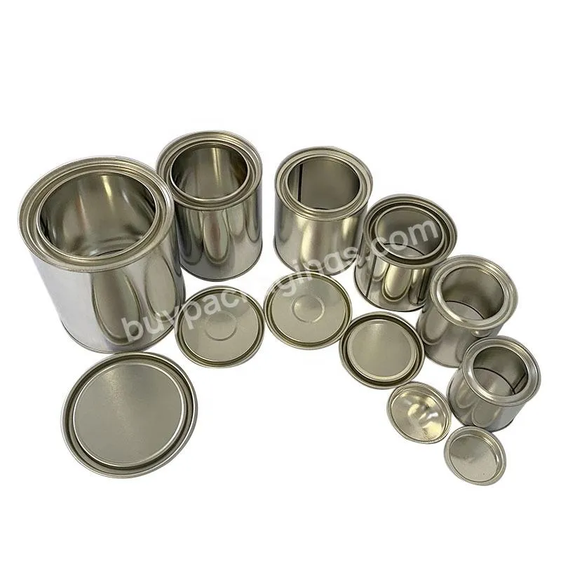 Empty Metal Can For Paint Or Glue 100ml 250ml 500ml 1000ml Popular Tin Can - Buy Metal Can For Glue,Metal Can For Paint,Empty Can.