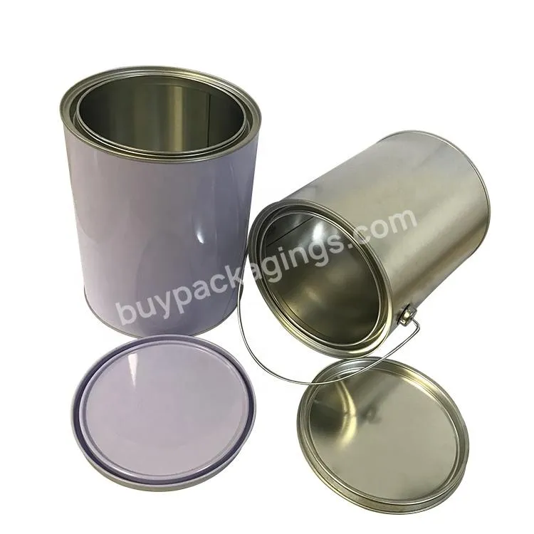 Empty Paint Can Supplier 1 Gallon Round Tins Paint Can - Buy Paint Can,Gallon Paint Can,1 Gallon Round Tins Paint Can.