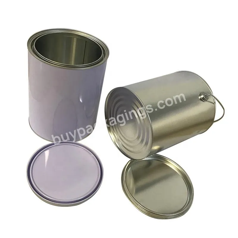 Empty Paint Can Supplier 1 Gallon Round Tins Paint Can - Buy Paint Can,Gallon Paint Can,1 Gallon Round Tins Paint Can.