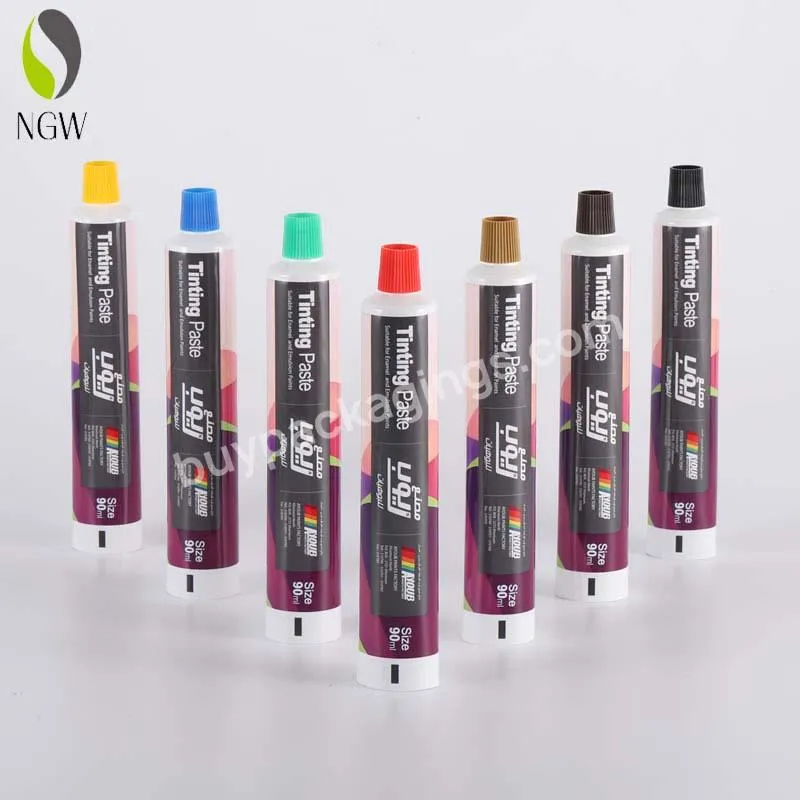 Empty Soft Aluminum Plastic Packaging Tube Paint Pigment Tube Refillable Cosmetic Packaging Laminated Tube - Buy Toothpaste Tube,Cream Tube Packaging,Cosmetic Tubes Packaging.