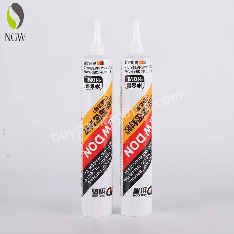 Empty Soft Pe Plastic Packaging Tube Refillable Glue Tube Vacuum Packaging Laminated Tube With Long Nozzle - Buy Toothpaste Tube,Cream Tube Packaging,Cosmetic Tubes Packaging.
