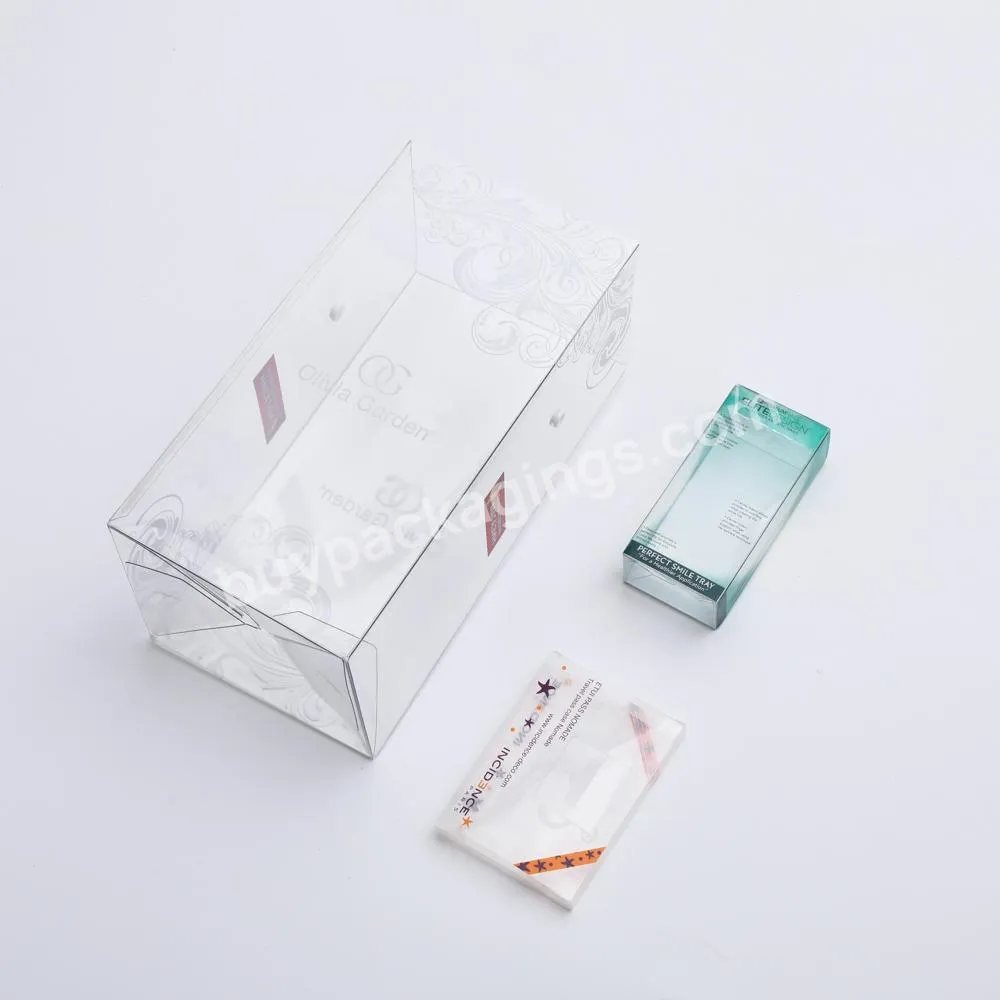 Experienced Factory Provides Wholesale High Standard PVC Clear Plastic Boxes Packaging