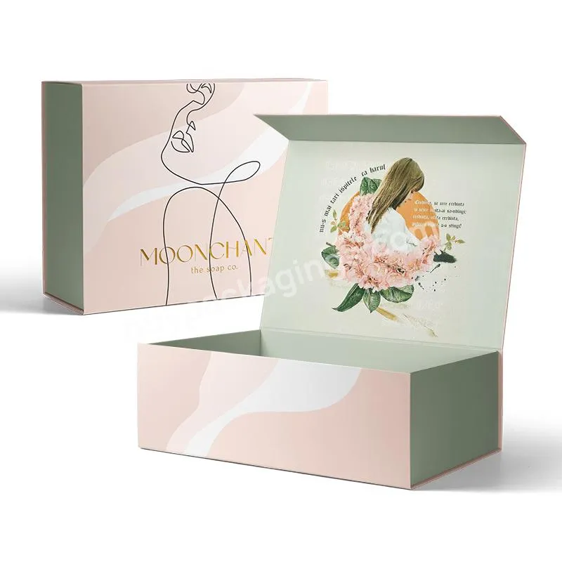 Factory Collapsible Rigid Cardboard Gift Folding Box With Magnetic Closure And Ribbon Wholesale Paper Gift Box - Buy Gift Box,Bespoke Facatory Printed Scatola Regalo Cardboard Rigid Hard Box Magnetbox Magnet Box Packaging Luxury Folding Gift Boxes,Cu