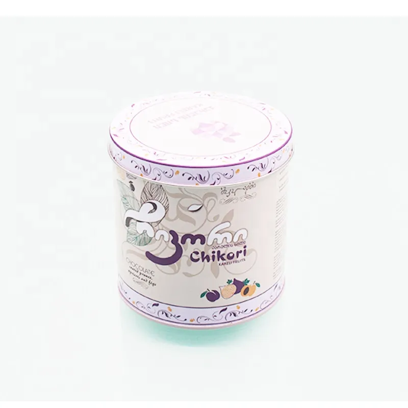 Factory custom cookie candy soap coffee biscuit milk powder candy tin can talcum powder